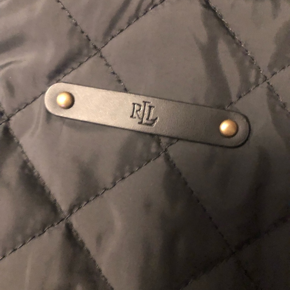 Lauren Ralph Lauren Quilted Black Jacket - Picture 15 of 16